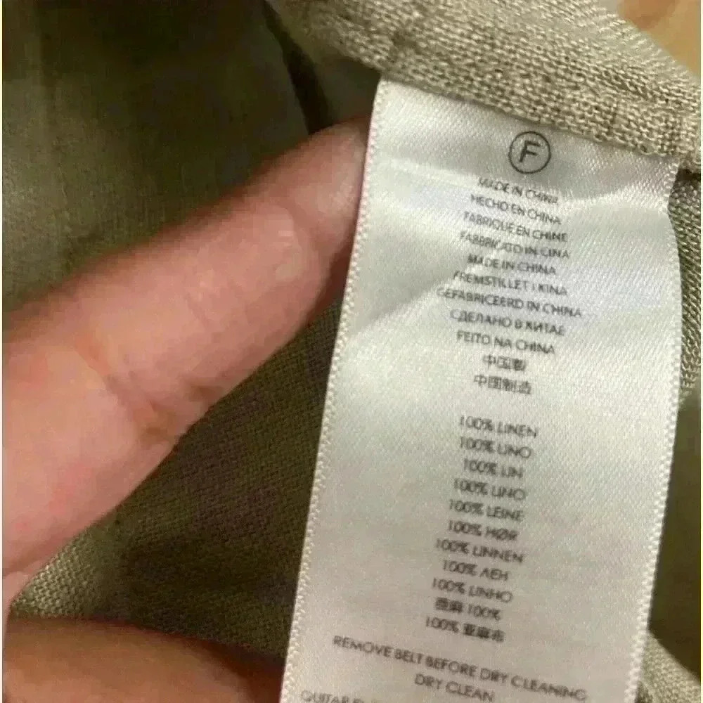 Michael Kors Linen Tunic Top Size M - Picture 8 of 10